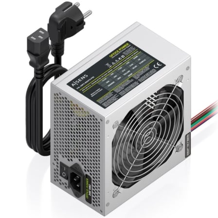 Fuente de Alimentación Aisens ASPC-500ATX-PSE/ 500W/ Ventilador 12cm